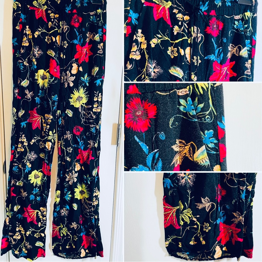 H&M Floral “Boho” Drawstring Pants